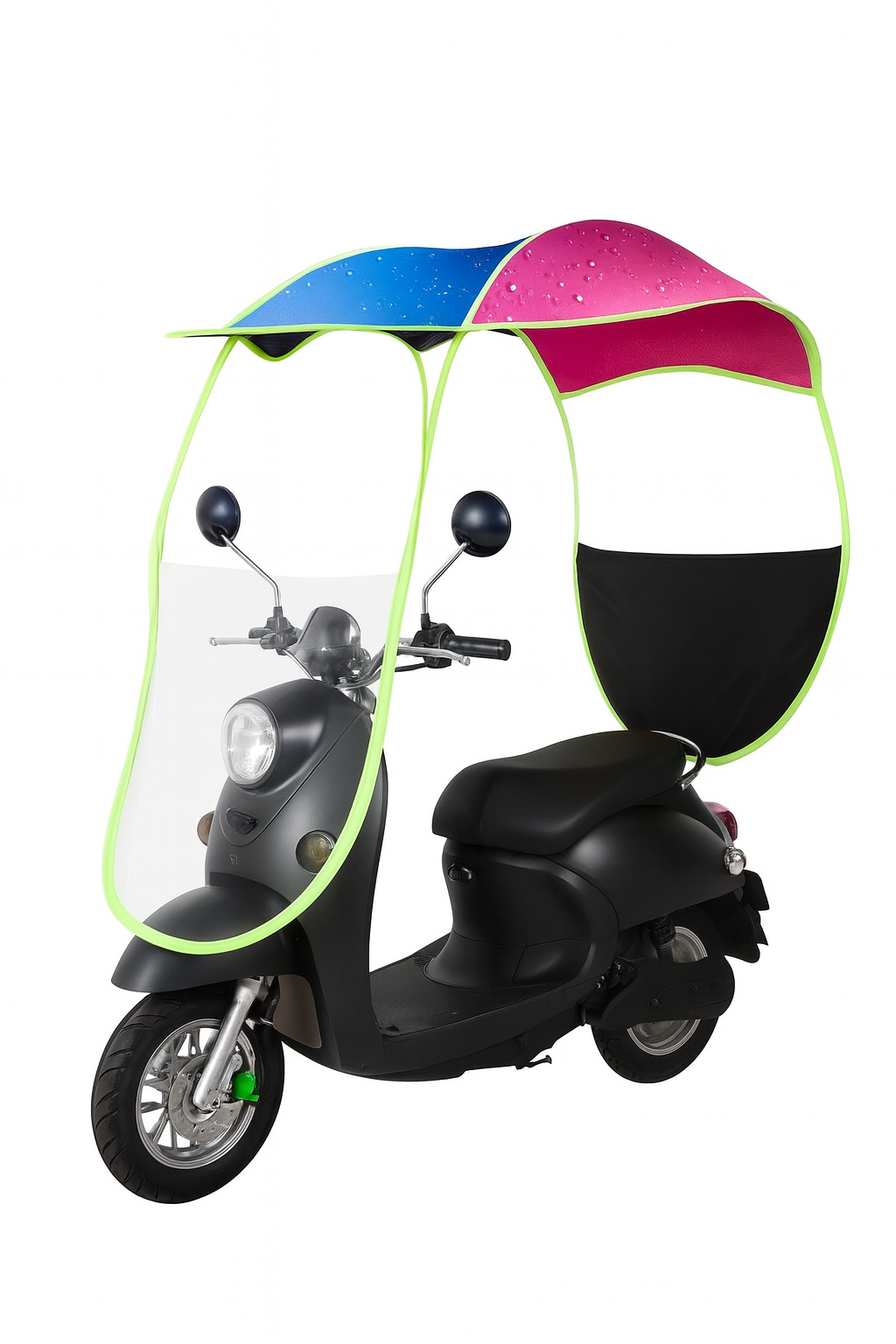 Toldo Cubresol Plegable Para Motoneta | Protección UV + Lluvia |