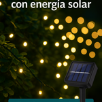 Luces Navideñas Solares LED Recargables — Ilumina sin gastar energía
