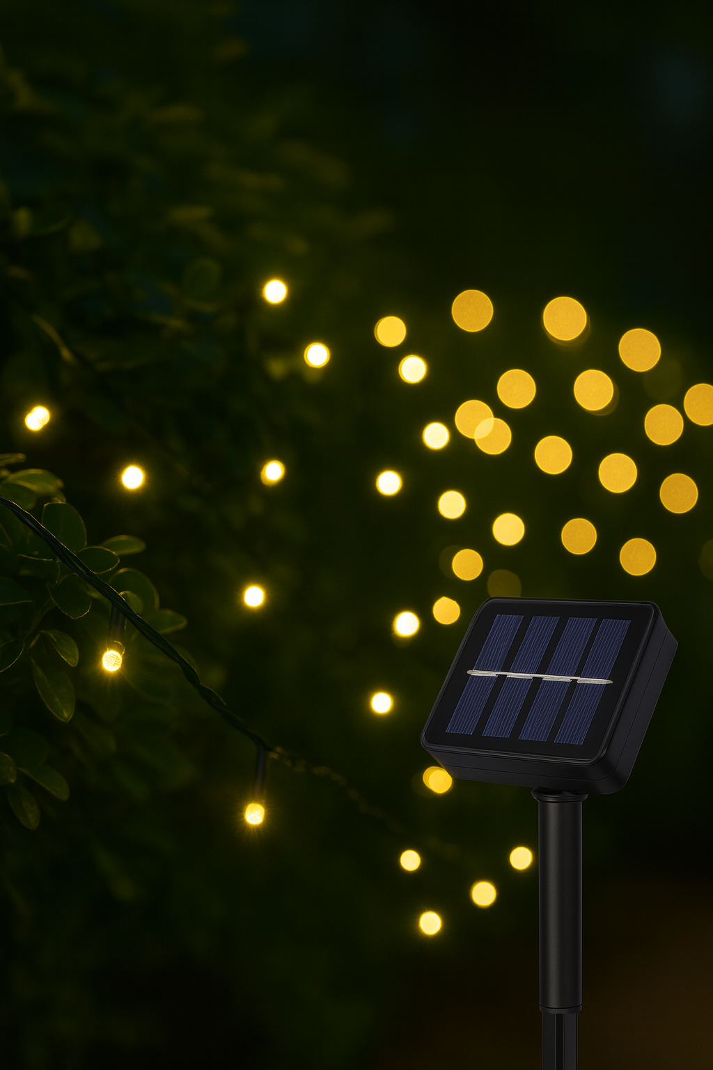 Luces Navideñas Solares LED Recargables — Ilumina sin gastar energía