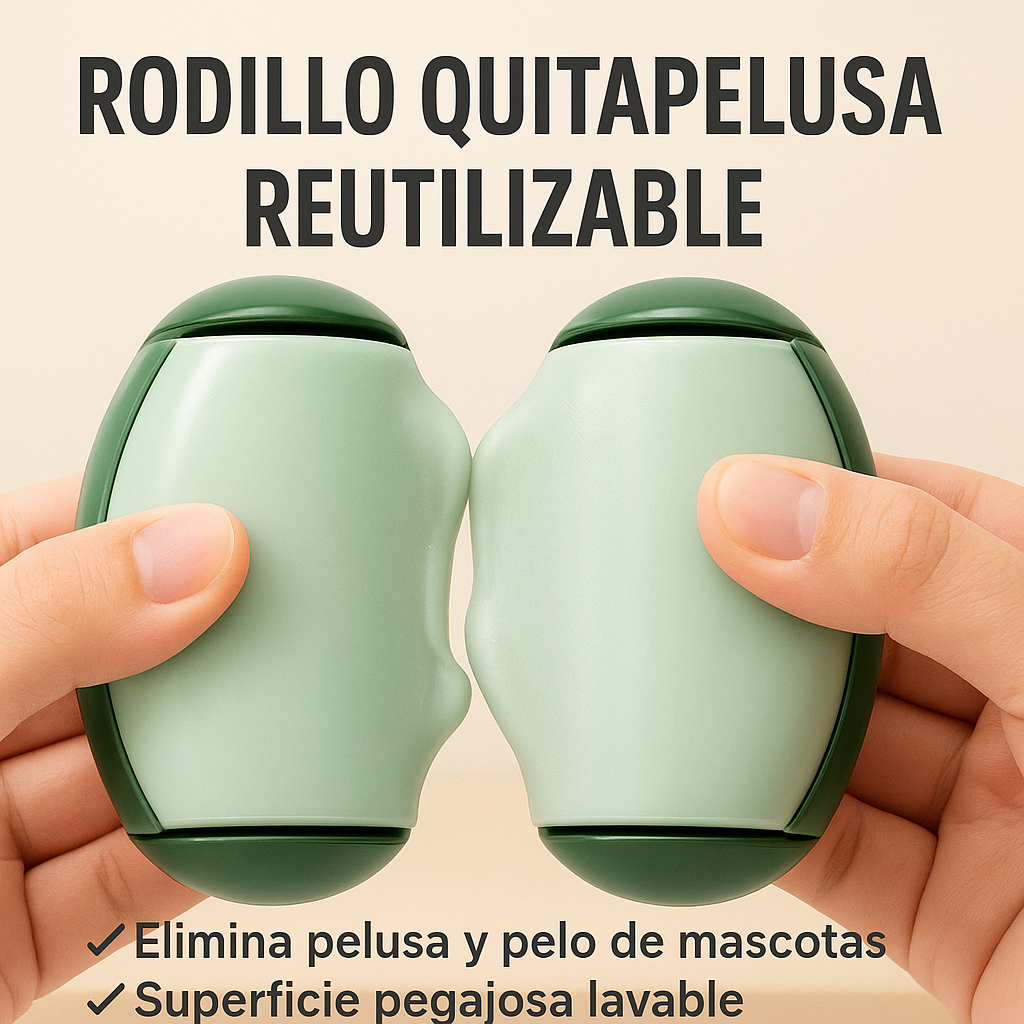 Rodillo Quitapelusa Reutilizable y Lavable