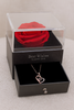 Rosa Eterna En Joyero y Collar TE AMO